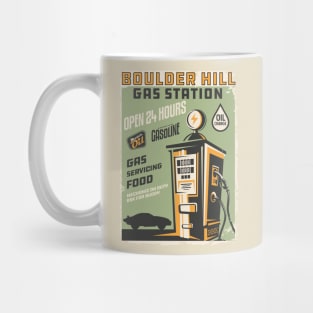 Boulder Hill Gas Station Mug